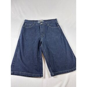 Y2K Brooklyn Xpress Baggy Jean Shorts Streetwear Skater Hip Hop 2000s SZ 38